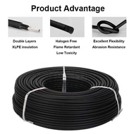 Commonly Use 20Meter OEM Supply DC Solar Panel 0.6/1kv XLPE Insulated High Current Power Cable for S