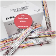 Classic Korea Birthday Candles Bulk 500 Individual Pieces Value Buy for home baking / bakery shop / 