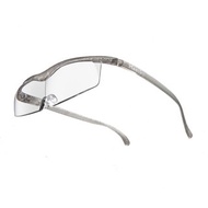 送禮首選 日本Hazuki眼鏡式放大鏡1.32倍-標準鏡片(銀灰) 情人節