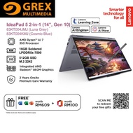 Lenovo IdeaPad 5 2-IN-1 14AKP10 83KT004JMJ or 83KT004KMJ Laptop (Ryzen AI 7-350, 16GB, 512GB, 14" IP