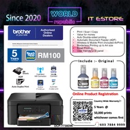 DCP-T730DW Wireless Ink Tank Printer Print Scan Copy Wifi BTD100BK BTD100C BTD100M BTD100Y Auto 2 Si