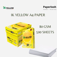 IK Yellow A4 Paper 80gsm 500 sheets