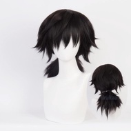 Tomioka Giyuu Cosplay Wig for Demon Slaye Anime Kimetsu no Yaiba Halloween Characters Play Cosplay W