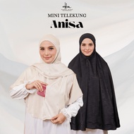[HANNA MIRAE] Mini Telekung ANISA Jacquard Silk Satin Eksklusif, Sejuk, Selesa & Sesuai untuk Umrah 