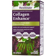 美國GNC ResVitále 膠原蛋白+白藜蘆醇 120粒膠囊