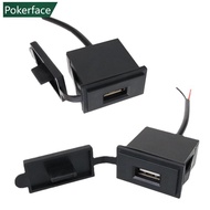 POKERFACE USB Car RV Charger Socket For Motorcycle Auto Truck ATV Boat Bus Waterproof Power Adapter 