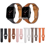 Slim Genuine Leather Band Strap for Huami Amazfit GTS 2e GTS2 mini GTS3 4 GTS4 mini Active