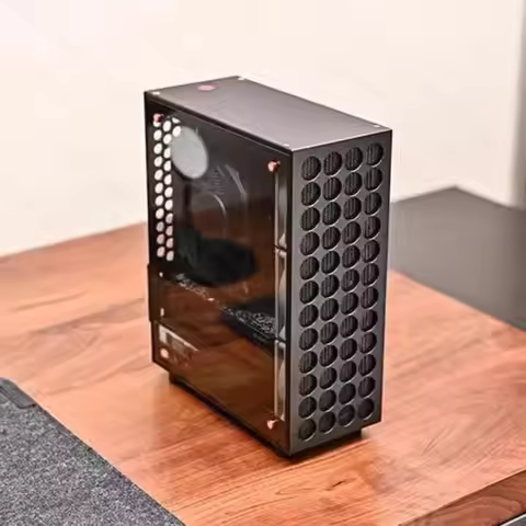 V9 Captain All-aluminum Small Chassis Supports Double-slot Half-height PCI