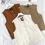 Gwency Blazer Vest Set Skirt Woman Formal Samrt Casual Office Wear Baju Suit Wanita Top Skirt Set Ba