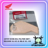HONDA RS150R V1-V3 & RS-X V1 -V2 Fuel Filter Set -  (16707-KVB-S51)