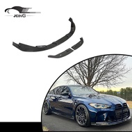 For BMW 3 4 Series G80 M3 G82 G83 M4 Real Carbon Fiber Front Bumper Lip Spoiler