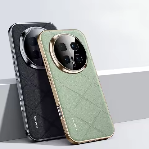 For Honor Magic 8 Pro Luxury Leather Plating Frame Case for Huawei Honor Magic8 Pro 8pro Magic 8 Lit