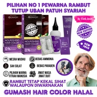 Pewarna Rambut Sah Solat Gumash Hair Colour Inai Rambut Halal Colouring Henna Mask Serum Murah