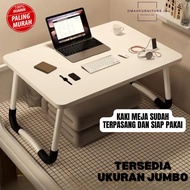 Omahfurniture.id Jumbo Portable Multipurpose Minimalist Aesthetic Folding Study Table - Size 120x50 