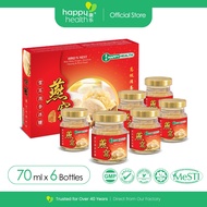 Happy Health® Bird's Nest with American Ginseng, White Fungus & Rock sugar (70ml x 6s) - HALAL SARAN