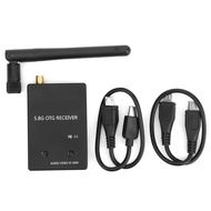 UVC OTG 5.8G 150CH Audio FPV Receiver for Phone and Computer, RP-SMA Female Connector, 2.4 x 1.6 x 0
