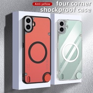 Airbag Clear Shockproof Case Nothing CMF Phone 1 Casing Magnetic Transparent CMF Phone One Drop Prot