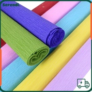 SERENDI Crepe Paper, Production material paper Thickened wrinkled paper Flower Wrapping Bouquet Paper, Handmade flowers DIY Packing Material