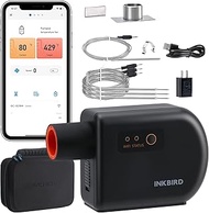 BBQ Temperature Controller Kit, Inkbird WiFi & Bluetooth Automatic Smoker Fan Controller, 3 Meat Pro