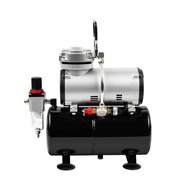 Dental Small Tattoo Oil-Free Woodworking AS-186 Inkjet Spray Paint Tool Silent Air Compressor Mini H