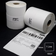 LABEL BARCODE 100 X 150 mm KERTAS STICKER DIRECT THERMAL 100x150 mm