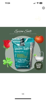 💝 🌹🍅☘️🛀🏻 Member's Mark 瀉鹽 用途廣泛 Epsom Salt 3.17kg ｜產地：美國