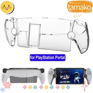 TAMAKO Handheld Console , Transparent Shockproof Protective Cover, High Quality Hard with Kickstand Crystal Full Coverage Shell for Playstation 5 Portal
