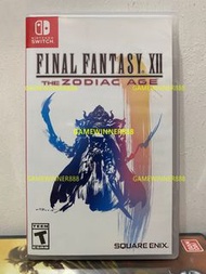 《居家抗疫必備》（中古二手）Switch NS遊戲 太空戰士12 最终幻想12 黄道时代 Final Fantasy XII The Zodiac Age 美版中英文版