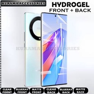 Hydrogel Front + Back Screen Protector Honor X7b 5G X8b X9b X6a X5 Plus X8a / X9a 5G / X7a / X8 5G X