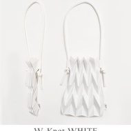 【PAVI STUDIO】W-Knot 繩結款 泰國設計肩背包 - 經典白