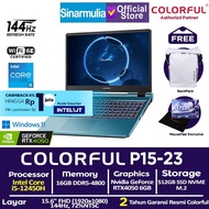 New Laptop Gaming COLORFUL EVOL P15-23 i5-12450H RTX4050 512GB SSD