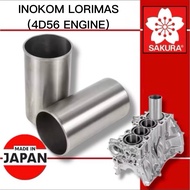 INOKOM LORIMAS ENGINE 4D56 LINER ENGJIN BUATAN SET 4PC /JAPAN CYLINDER ENGINE LINER