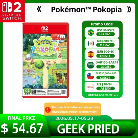 Nintendo Switch 2 - Pokemon Pokopia - Games Deals Nintendo 100% Official Physical Game Card for Swit