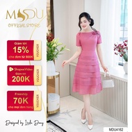 Lady Dress K32-D2-4 MDU4162 Soft Korean Silk Material from MDU