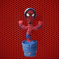 Spiderman Talking Toy Dancing Cactus Doll Speak Talk Sound Record Repeat Toy Kid Gift
