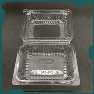 OPS - C46 -BENXON Plastic Tray [ 50pcs± ] Bakery Disposable Plastic Clear Food