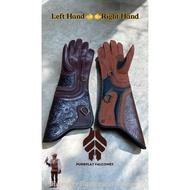 Right Hand Eagle Gloves. Premium Falconry Glove Custom Right Handed