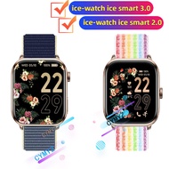 ice-watch ice smart 3.0 strap Nylon strap for ice-watch ice smart 2.0 strap Sports wristband