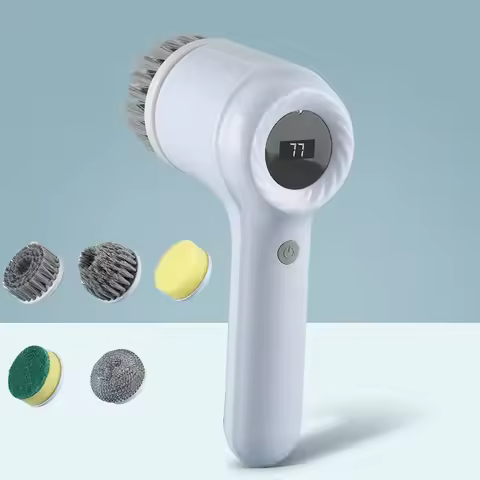 Electric Cleaning Brush Electric Spin Scrubber Bathroom Cordless Cleaning Brush Power Scrubber with 