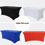 4FT6FT8FT Stretch Table Cover Cocktail Meeting Wedding Banquet Rectangular Table Cover Table Cover T