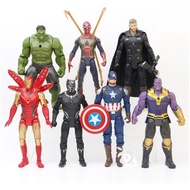 Avengers Super Heroes Figure Set 7 Miniature Display Toys Topper Decoration FG820