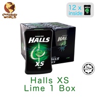 Halls XS Sugar Free Candy Lime (15g x 12)