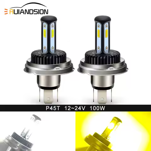 Ruiandsion P45T Universal Motorcycle Accessories Headlamp LED Front Fog Light Bulb 12V-24V For ATV S