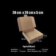 Plain Pizza Cardboard Box 20x20x5 cm Contents 10pcs Thick Chocolate Gift Box Die Cut Kraft Cake Clothes/Cardboard Packing Hampers Latest Chocolate Gifts