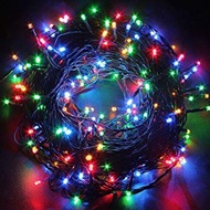 [ i-Shopz ] 20 Meters 200 Led Dark Green String Led Fairy Light , Multi c/ Hari Raya Deepavali Lights Decor