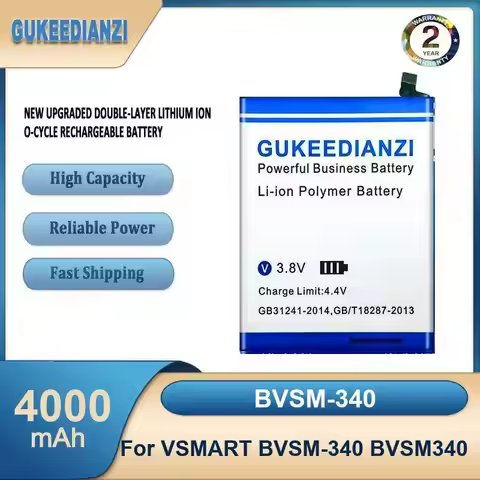 Battery For VSMART BVSM-340 BVSM340 Star 3 JOY Plus 3+ Live 4 5 5Plus