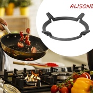 ALISOND1 Wok Ring Cooktop Home Support Carbon Steel Non Slip Gas Cooker Pots Holder