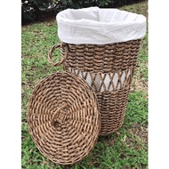 Wicker Laundry Basket - Walnut/Honey