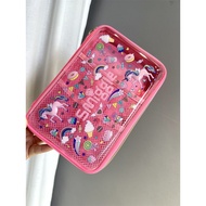 Australian Smiggle Multi-layer Pencil Case Transparent Unicorn Zipper Stationery Case Student Childr澳洲Smiggle多层笔盒透明独角兽拉链文具盒学生儿童笔袋3.14