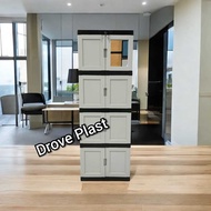 Plastic Wardrobe Plastic Wardrobe/ JUMBO Plastic Wardrobe with Glass Lock